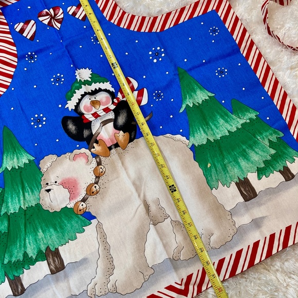 🆕🎄🐧🐻‍❄️ SWEETEST XMAS APRON NWOT - Picture 12 of 13